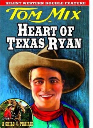 Tom Mix Double Feature - Heart of Texas Ryan / A Child of the Prairie (n/b)