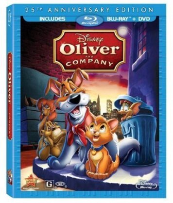Oliver and Company (1988) (Édition 25ème Anniversaire, Blu-ray + DVD)