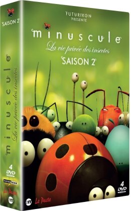 Minuscule - La vie privée des insectes - Saison 2 - Vol. 1 à 4 (4 DVD)