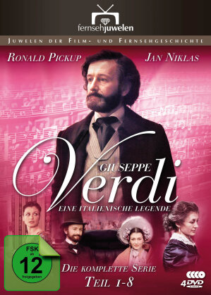 Giuseppe Verdi - Eine italienische Legende - - Die komplette Serie Teil 1-8 (4 DVDs)
