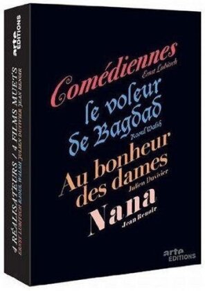 Comédiennes / Le voleur de Bagdad / Au bonheur des dames / Nana - Les grands noms du cinéma muet (4 DVD)
