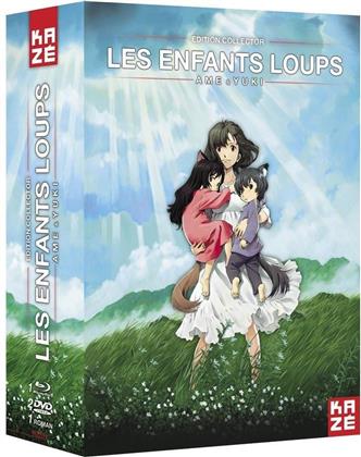 Les Enfants Loups - Ame & Yuki (2012) (Collector's Edition, Blu-ray + 2 DVDs + Book)