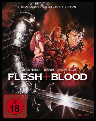Flesh + Blood (1985) (Mediabook, Blu-ray + 2 DVD)