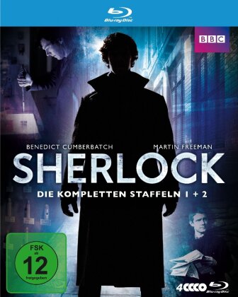 Sherlock - Staffel 1 + 2 (BBC, 4 Blu-rays)