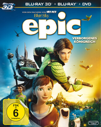 Epic - Verborgenes Königreich (2013) (Blu-ray 3D (+2D) + 2 Blu-rays + DVD)
