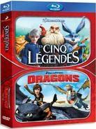 Les Cinq Légendes (2012) / Dragons (2010) (2 Blu-rays)