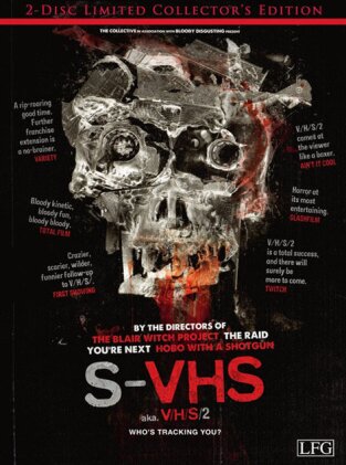 S-VHS - V/H/S 2 (2013) (Limited Collector's Edition, Blu-ray + DVD)