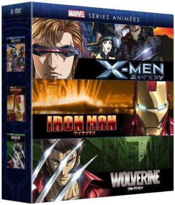 Coffret Marvel Animes - X-Men / Iron Man / Wolverine (6 DVDs)