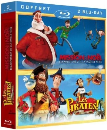 Mission: Noël - Les aventures de la famille Noël / Les Pirates! - Bons à rien, mauvais en tout (2 Blu-ray)