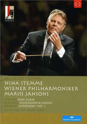 Wiener Philharmoniker, Mariss Jansons & Nina Stemme - Brahms / Strauss / Wagner (Euro Arts, Unitel Classica, Salzburger Festspiele)