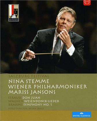 Wiener Philharmoniker, Mariss Jansons & Nina Stemme - Brahms / Strauss / Wagner (Euro Arts, Salzburger Festspiele, Unitel Classica)