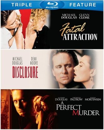 Fatal Attraction / Disclosure / A Perfect Murder - Michael Douglas Triple Feature (3 Blu-rays)