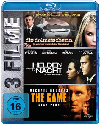 Die Dolmetscherin / Helden der Nacht / The Game (3 Blu-rays)