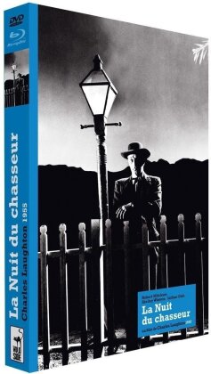 La nuit du chasseur (1955) (b/w, Collector's Edition, Blu-ray + DVD + Book)