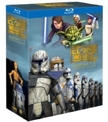 Star Wars - The Clone Wars - Seasons 1-5 (Collector's Edition, 14 Blu-rays)