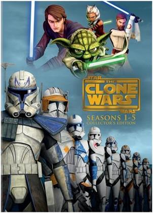 Star Wars - The Clone Wars - Seasons 1-5 (Collector's Edition, 19 DVD)