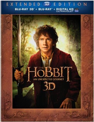The Hobbit - An Unexpected Journey (2012) (Extended Edition, Blu-ray 3D + 4 Blu-rays)