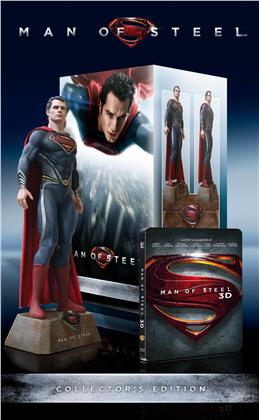 Man of Steel - (Limited Steelbook Collector's Edition inkl. Superman Figur - Real 3D) (2013)