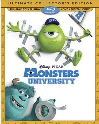 Monsters University (2013) (Ultimate Collector's Edition, Blu-ray 3D + Blu-ray + DVD)