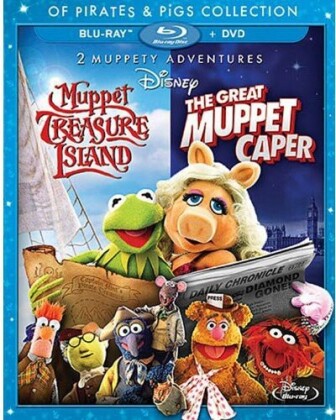 The Great Muppet Caper / Muppet Treasure Island - (Of Pirates & Pigs Collection, with DVD)