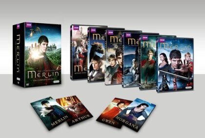 Merlin - The Complete Series (Gift Set, 24 DVD)