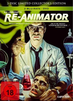 Re-Animator (1985) (Limited Collector's Edition, Mediabook, 2 Blu-rays + DVD)