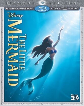 The little Mermaid (1989) (Diamond Edition, Blu-ray 3D + Blu-ray + DVD)