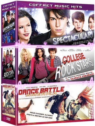 Music Hits - Coffret - Spectacular! / College Rock Stars / Dance Battle America (3 DVDs)