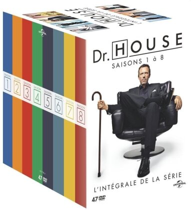 Dr. House - L'intégrale de la série Saison 1 à 8 (Collector's Edition, 47 DVDs)