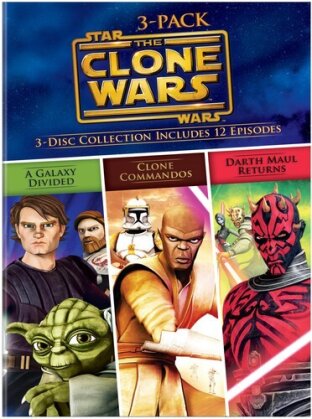 Star Wars: The Clone Wars - A Galaxy Divided / Clone Commandos / Darth Maul Returns (3 DVDs)