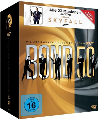 James Bond Collection - Jubiläumsbox 2013 inkl. Skyfall (23 DVDs)