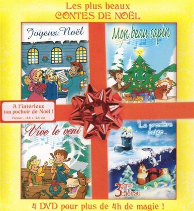Les plus beaux contes de Noël - Joyeux Noël / Vive le vent / Mon beau sapin / La première neige (4 DVDs)