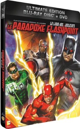 La ligue des justiciers - Le paradoxe Flashpoint (2013) (Steelbook, Blu-ray + DVD)