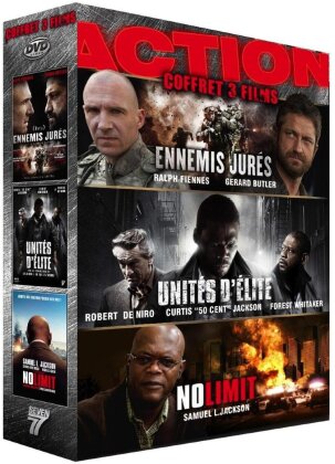 Action - Coffret 3 films - Ennemis jurés / Unités d'élite / No Limit (3 DVD)