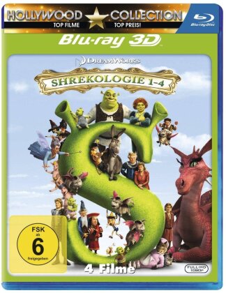 Shrekologie 1 - 4 (4 Blu-ray 3D (+2D))