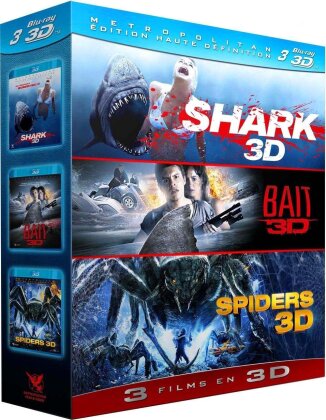 Shark 3D / Bait 3D / Spiders (3 Blu-ray 3D (+2D))