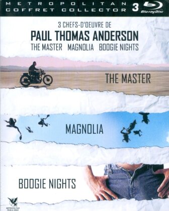 3 chefs-d'oeuvre de Paul Thomas Anderson - The Master / Magnolia / Boogie Nights (3 Blu-ray)