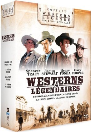 4 Westerns légendaires (Western de Légende, Box, Special Edition, 4 Blu-rays)
