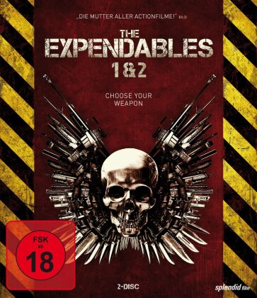 The Expendables 1 & 2 (Steelbook, 2 Blu-ray)