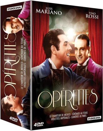 Coffret Opérettes - Tino Rossi / Luis Mariano (4 DVDs)