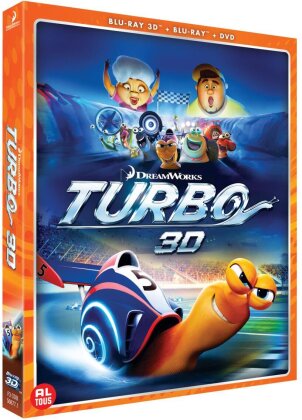 Turbo (2013) (Blu-ray 3D + Blu-ray + DVD)