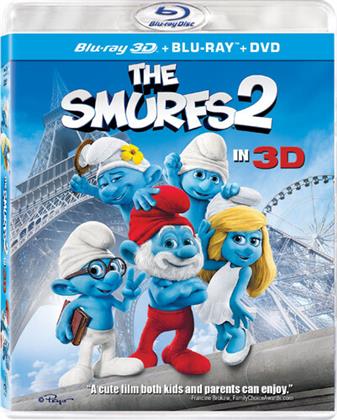 The Smurfs 2 (2013) (Blu-ray 3D (+2D) + Blu-ray + DVD)