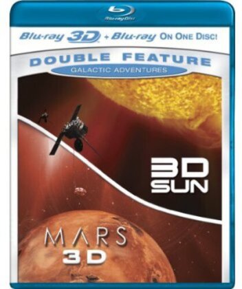 Sun 3D / Mars - Galactic Adventures Double Feature (Real 3D + Blu-ray Combo)