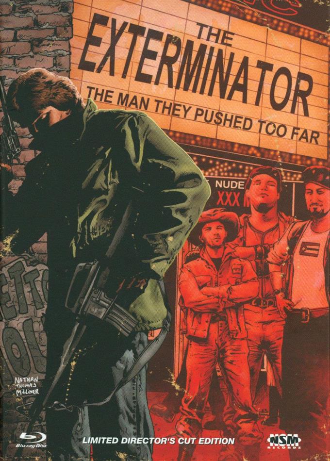 The Exterminator (1980) (Cover B, Limited Edition, Mediabook, Uncut, Blu-ray + DVD)