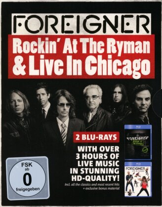 Foreigner - Rockin' at the Ryman / Live in Chicago (2 Blu-rays)