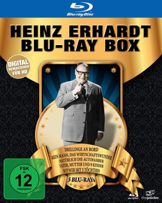 Heinz Erhardt Box (Digital Remastered, 5 Blu-rays)