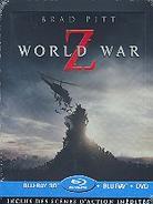 World War Z (2013) (Édition Limitée, Steelbook, Blu-ray 3D + Blu-ray + DVD)