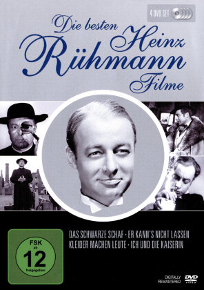 Die besten Heinz Rühmann Filme (n/b, 4 DVD)