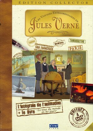 Les Voyages extraordinaires de Jules Verne - L'intégrale de l'animation (1997) (Édition Collector, 4 DVD)