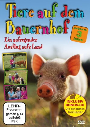 Tiere auf dem Bauernhof - Ein aufregender Ausflug aufs Land (DVD + CD)